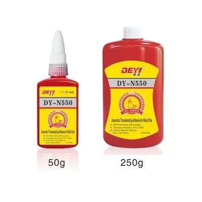 DEYI DY-N550 उच्च तापमान और तेल प्रतिरोधी धागा सीलेंट - एनेरोबिक गैस्केट प्रतिस्थापन चिपकने वाला गोंद