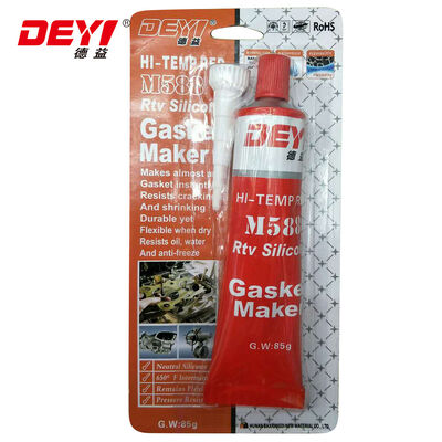 High Temperature Resistant RTV Silicone Gasket Maker with Water Resistance and Blue Color