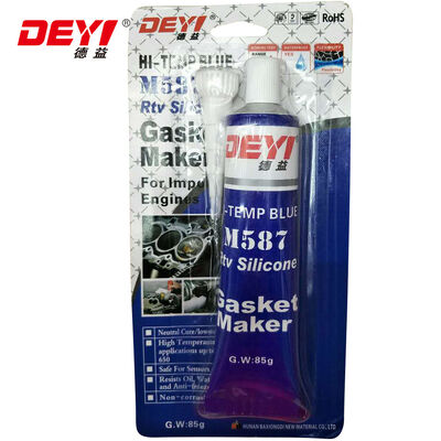 उच्च तापमान प्रतिरोधी आरटीवी सिलिकॉन सीलेंट तेल और पानी प्रतिरोधी लचीला टिकाऊ धातु फ्लैंज सीलिंग के लिए