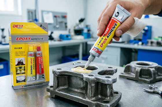 Epoxy AB Glue two component adhesive designed to deliver strong durable bonds on metal plastic wood and ceramic surfaces