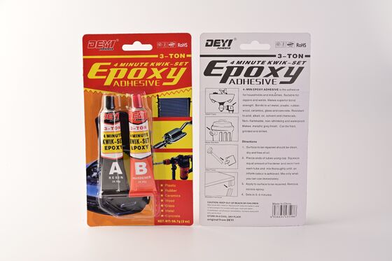 Quick-Set 4-Min 1:1 Mix Ratio Epoxy AB Glue High Shear Strength Adhesive For Metal Industrial Repair (क्विक-सेट 4-मिन 1:1 मिश्रण अनुपात एपॉक्सी एबी गोंद उच्च कतरनी शक्ति चिपकने वाला धातु औद्योगिक मरम्मत के लिए)